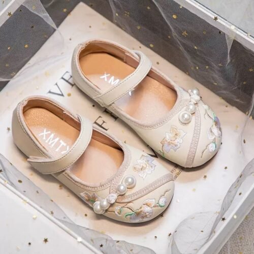 Girls’ Embroidered Mary Jane